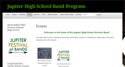 Desktop Screenshot of jupiterbands.com