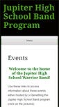 Mobile Screenshot of jupiterbands.com