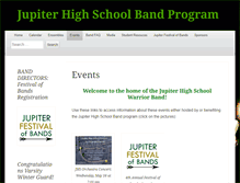 Tablet Screenshot of jupiterbands.com